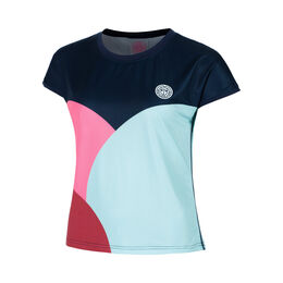 Bubble T-Shirt Mädchen-Dunkelblau,Türkis