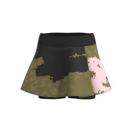 Crew Wavy Rock Damen - oliv, mehrfarbig