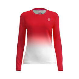Crew Gradiant Longsleeve M&auml;dchen-Rot,Wei&szlig;