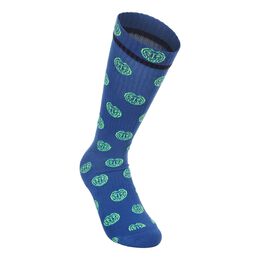 Leif Crew Tech Graphic Tennissocken 1er Pack-Blau,Neongrün