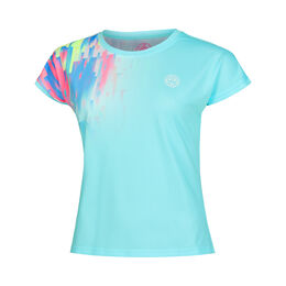 Melbourne 2024 Junior Capsleeve T-Shirt Mädchen - türkis, mehrfarbig