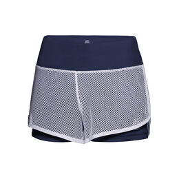 Efia Tech (2in1) Shorts Damen-Dunkelblau,Weiß