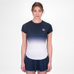 Crew Gradiant T-Shirt Damen-Dunkelblau,Weiß