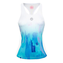 Yaka Tech Tank-Top Damen-Weiß,Hellblau