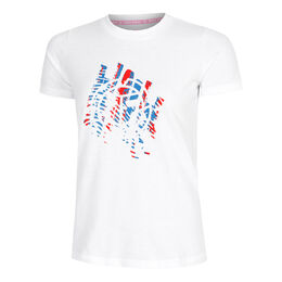 Shinae Lifestyle T-Shirt Damen-Blau,Rot