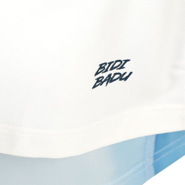 Watercolour Printed Wavy Skort