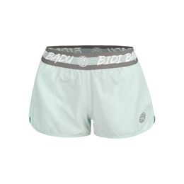 Tiida Tech 2 In 1 Shorts Ballshorts Damen-Mint,Grau