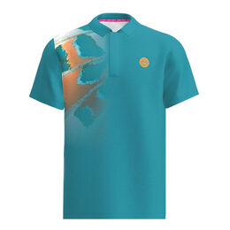 Melbourne 2025 Polo Herren-Petrol,Orange