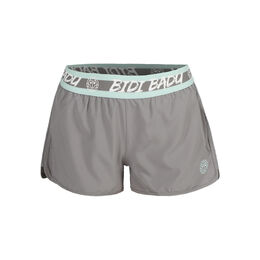 Tiida Tech 2 In 1 Shorts Ballshorts Damen-Grau,Mint