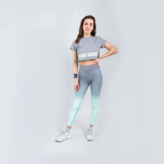 Abdominis Crop Move Tee - black
