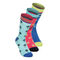 Bold Bro II Crew Printed Move Socks 3 Pack - mixed
