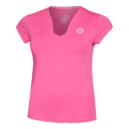Bella 2.0 Tech V-Neck T-Shirt Damen-Pink,Weiß