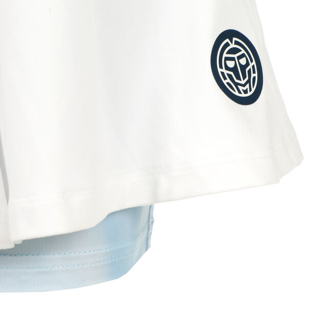 Watercolour Printed Wavy Skort