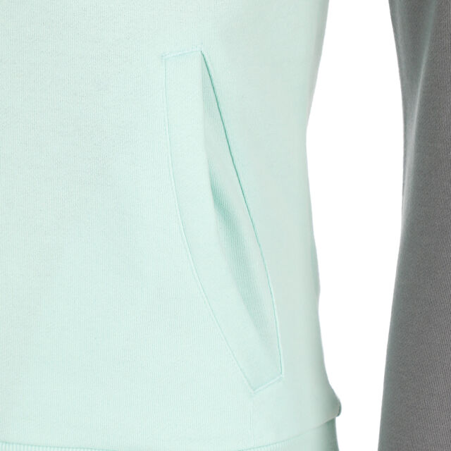 Lunis Lifestyle Hoody - dark grey/ mint