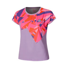 Spike T-Shirt Mädchen - lila, pink