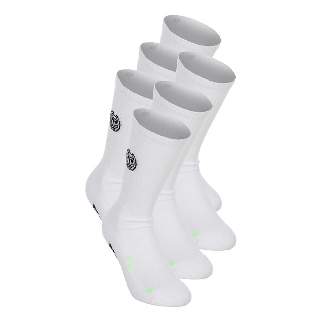 Matayo Crew Tech Socks 6 Pack - white