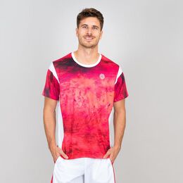 Thema Tech T-Shirt Herren-Rot,Weiß