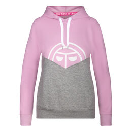 Salia Lifestyle Hoody Damen-Rosa,Hellgrau