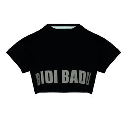 Abdominis Crop Move T-Shirt Damen-Schwarz