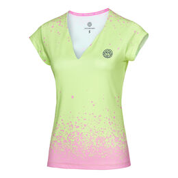 Bella Tech T-Shirt Damen-Hellgrün,Rosa