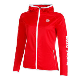 Inga Tech Trainingsjacke Damen-Rot,Weiß