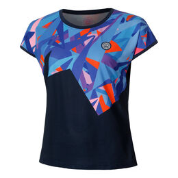 Spike T-Shirt Damen-Dunkelblau,Mehrfarbig