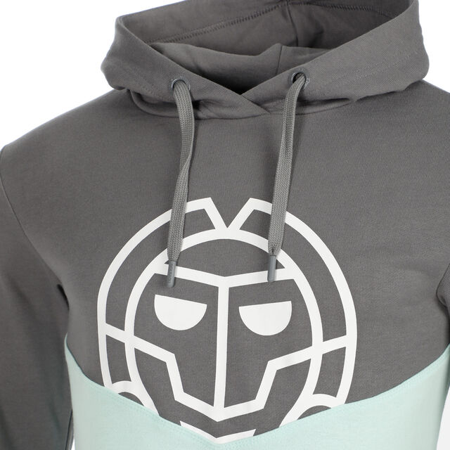 Lunis Lifestyle Hoody - dark grey/ mint
