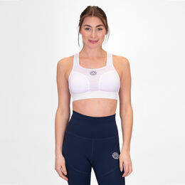 Crew High Support Sport-BH Damen-Weiß