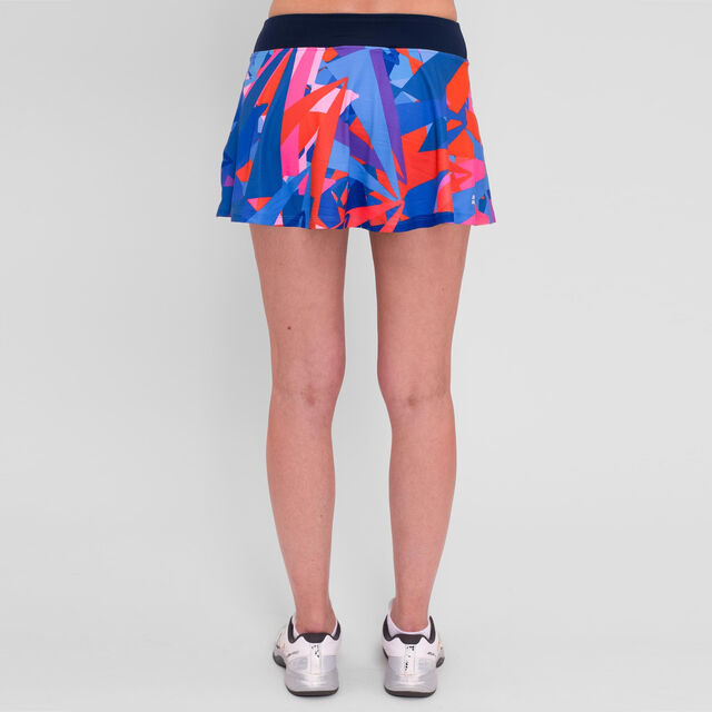 Spike Printed Wavy Skort