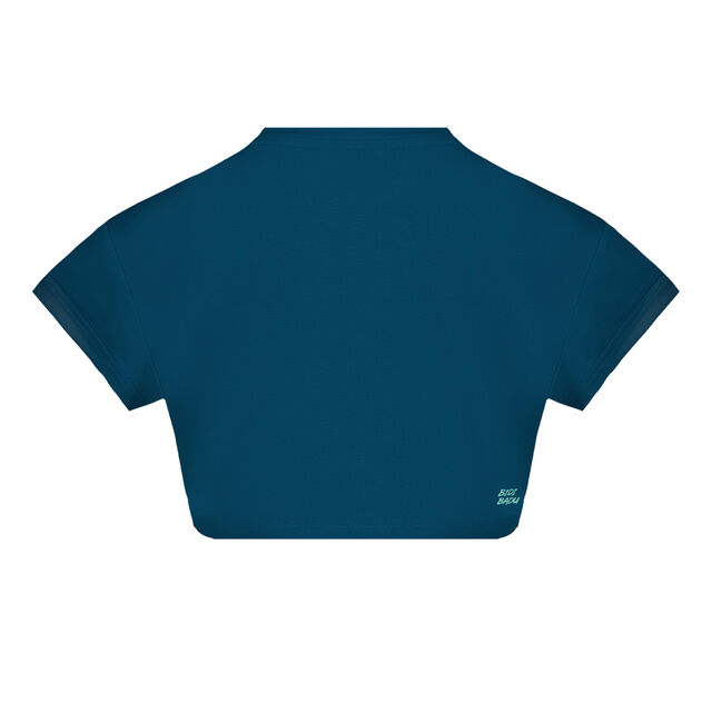 Abdominis Crop Move Tee - black